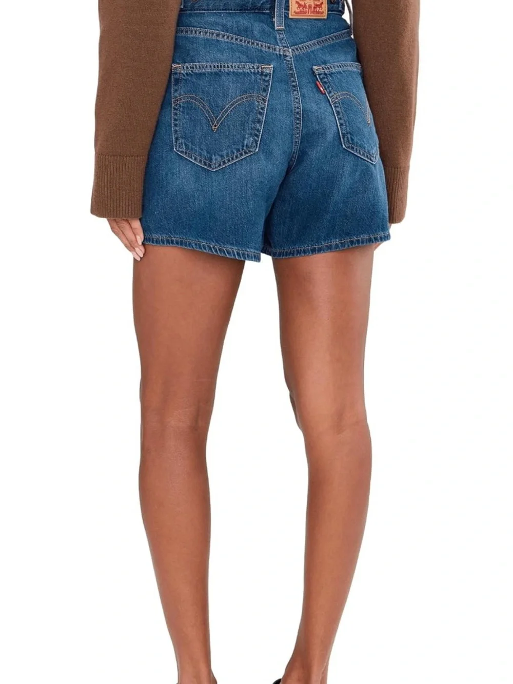 Levi's Cinch Mid-Thigh Denim Shorts